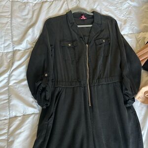 Black Zip-Up jumpsuit